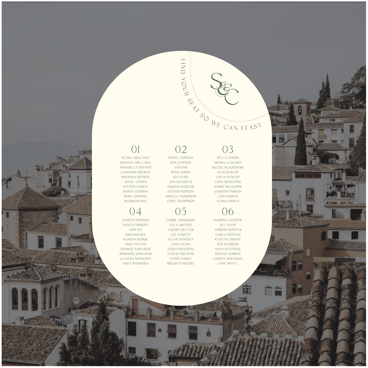 Granada Seating Chart