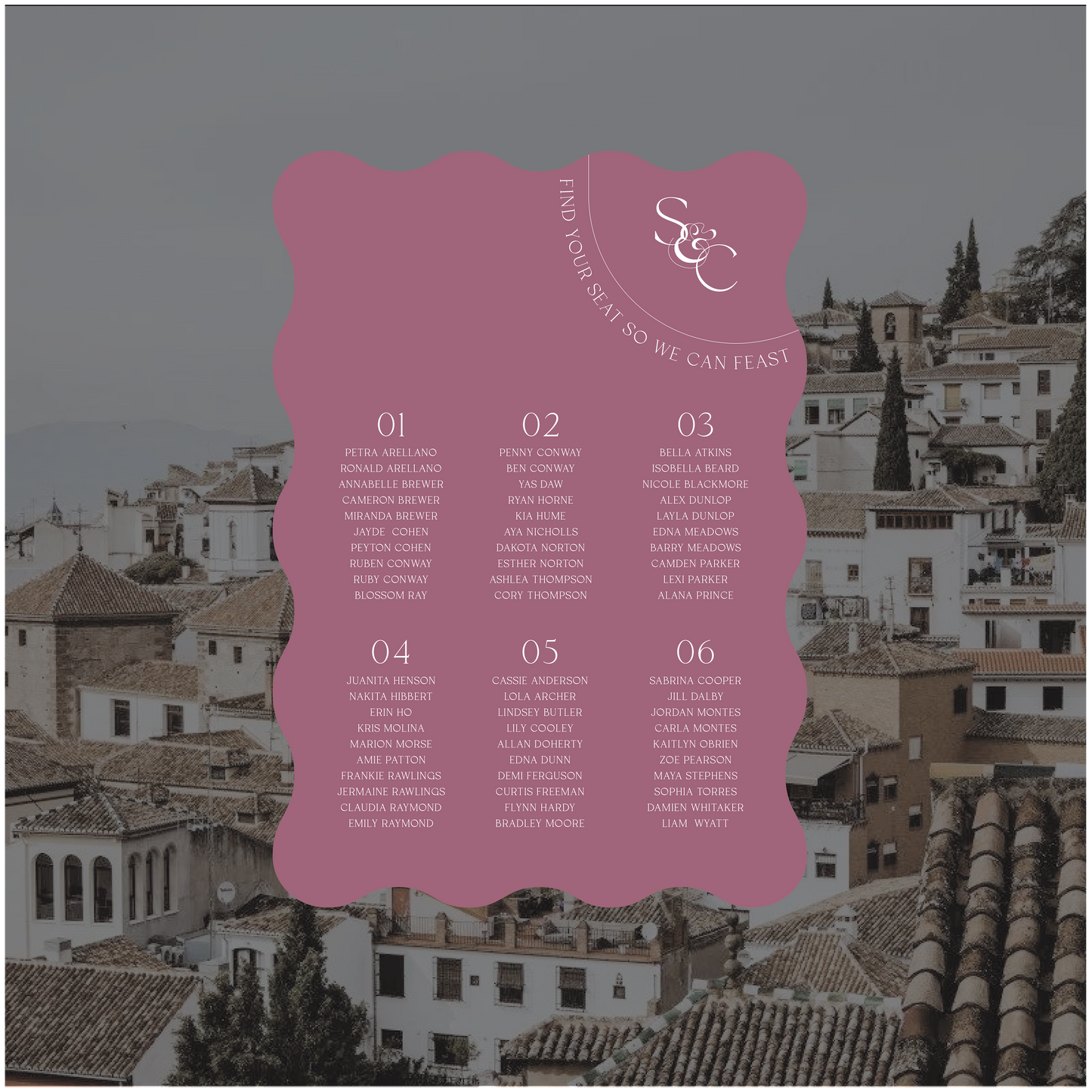 Granada Seating Chart