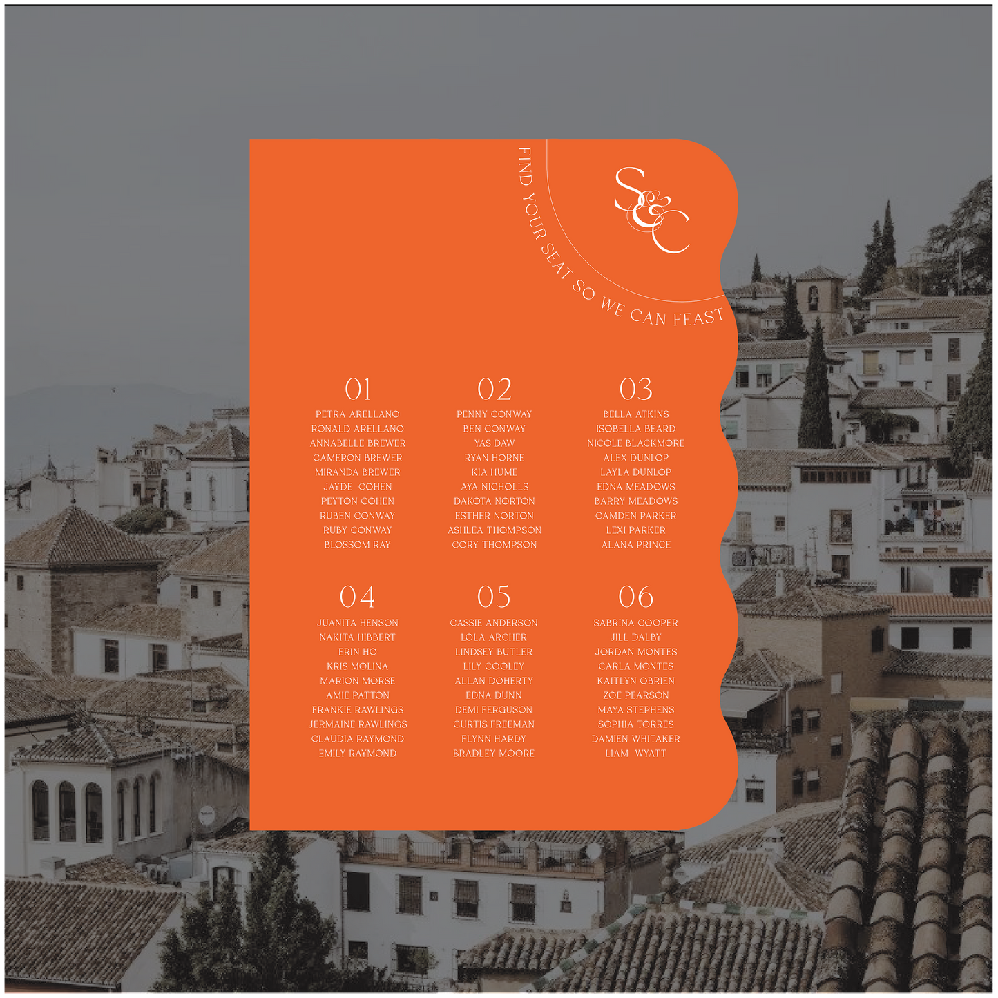 Granada Seating Chart