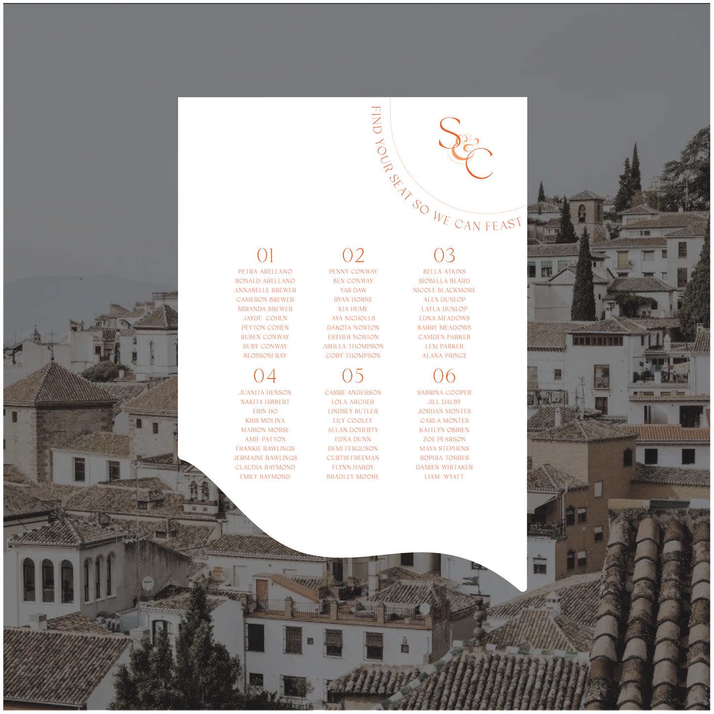 Granada Seating Chart