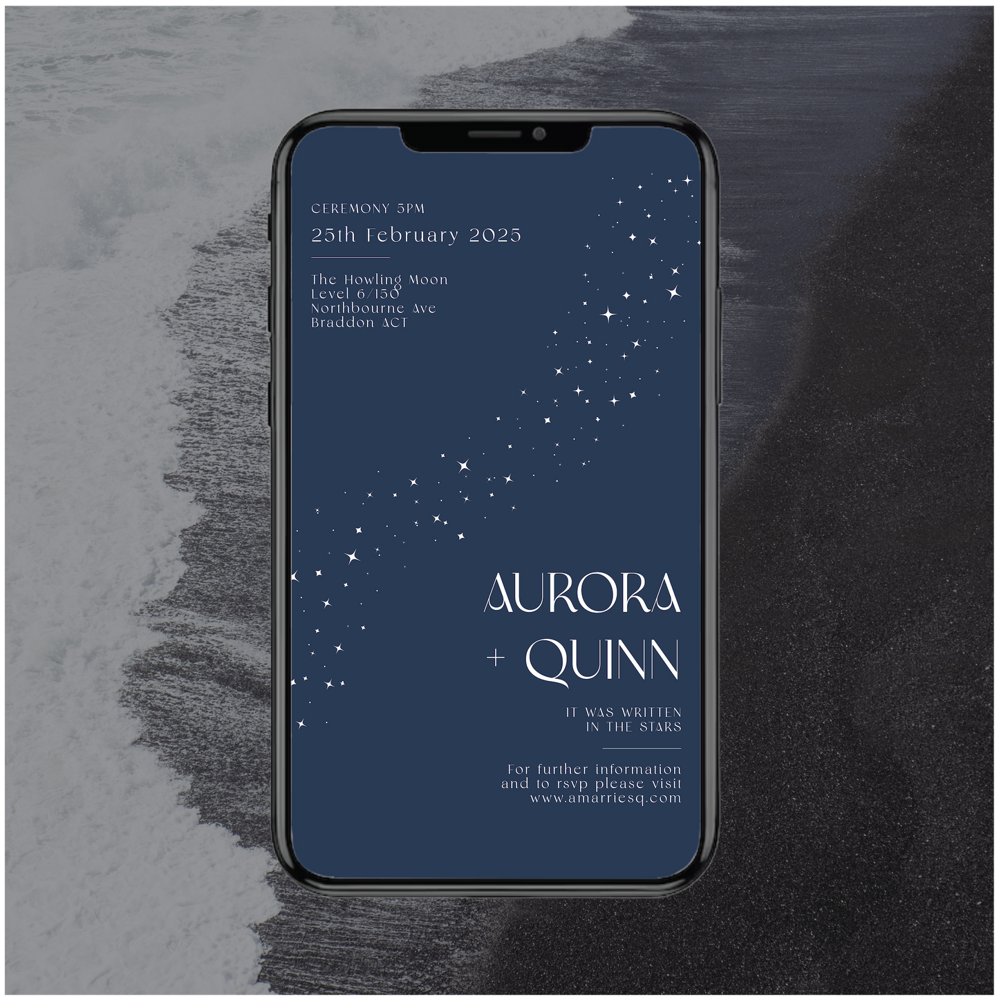 Grindavik Digital File Invitation