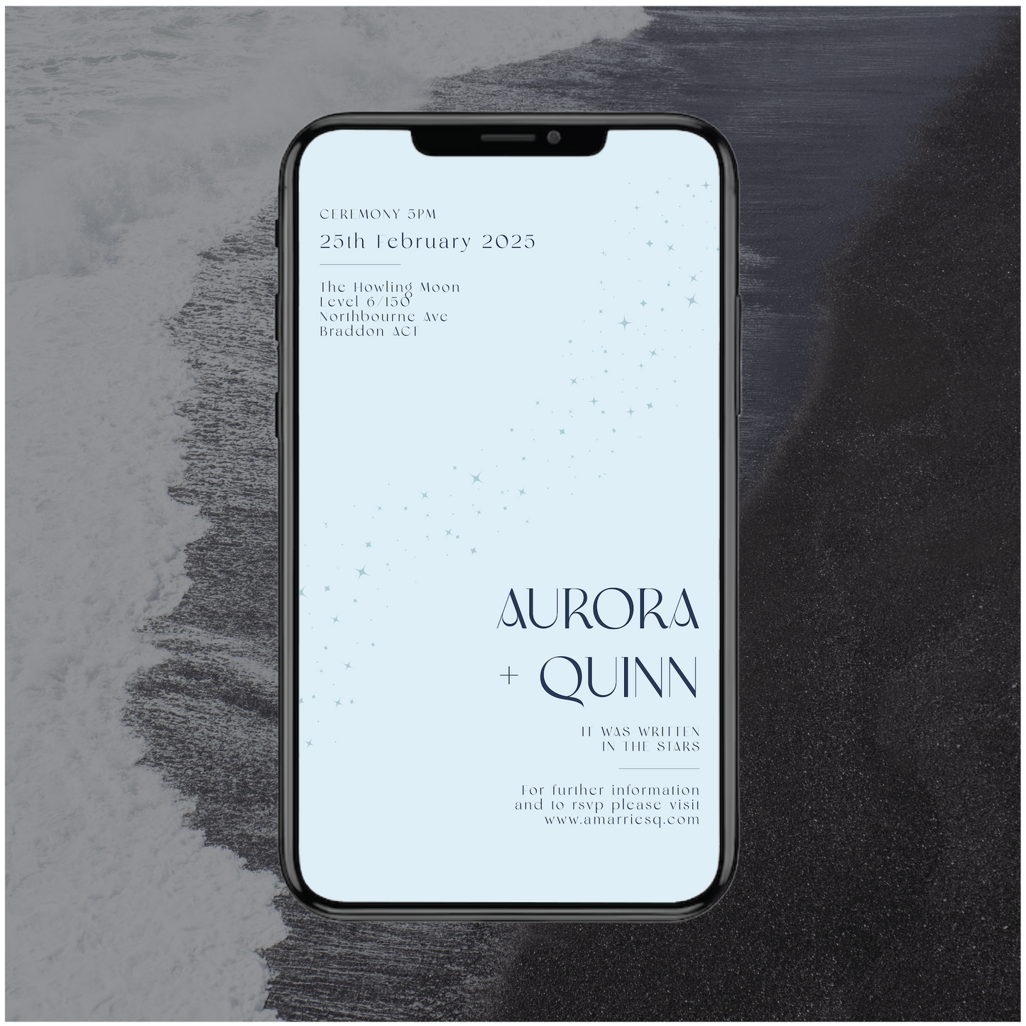 Grindavik Digital File Invitation