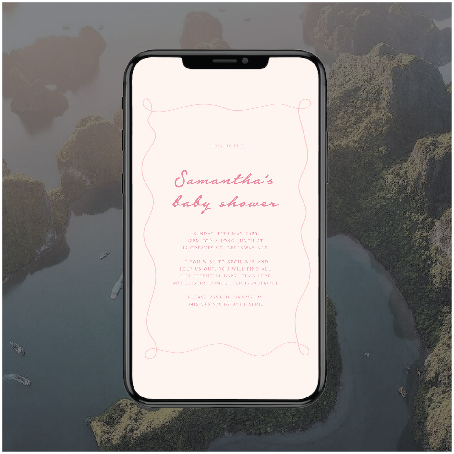 Halong Bay Digital File Invitation