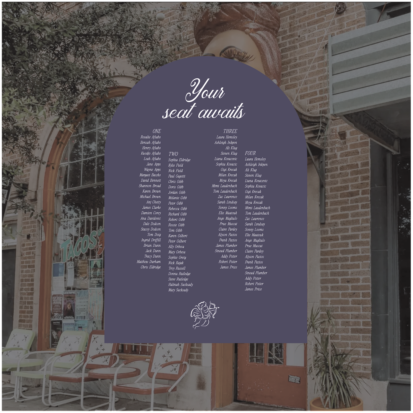 Houston Seating Chart