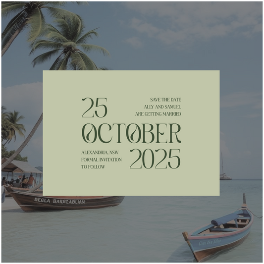 Hua Hin Save The Date