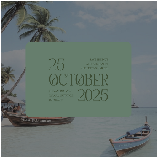 Hua Hin Save The Date