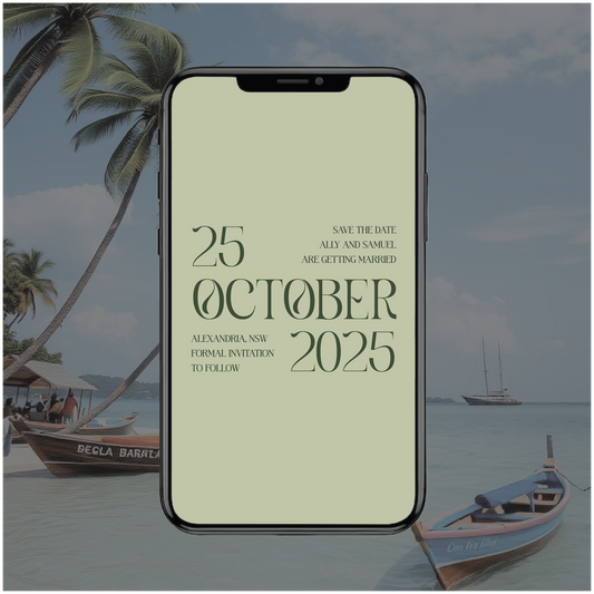 Hua Hin Digital File Save The Date