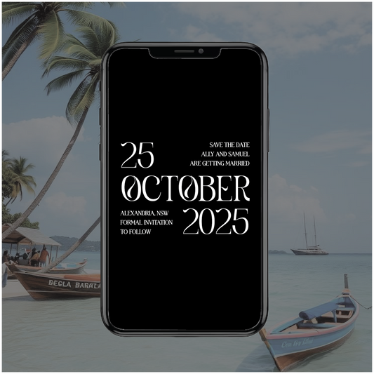 Hua Hin Digital File Save The Date