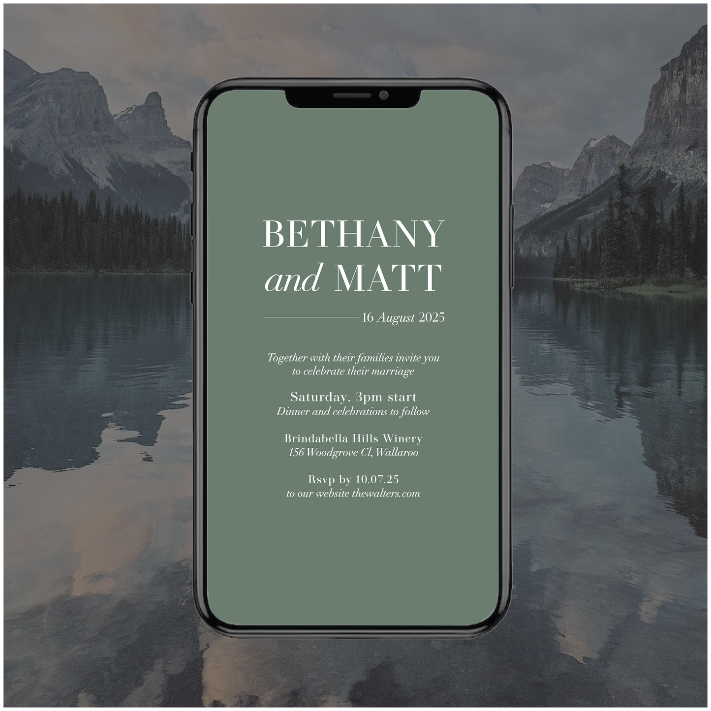 Jasper Digital File Invitation