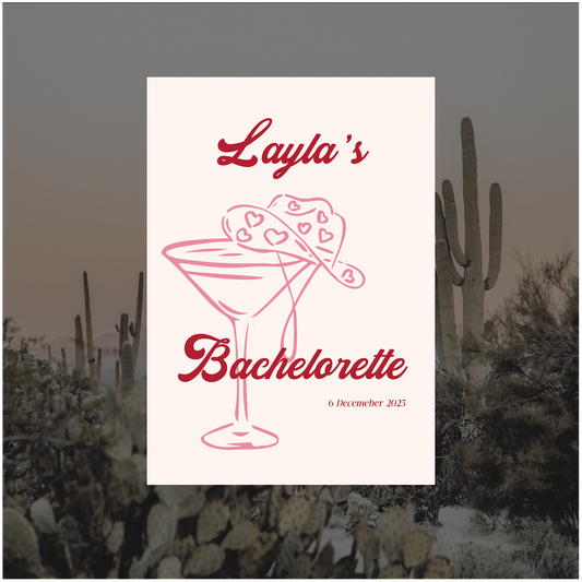 Joshua Tree Event Welcome Sign