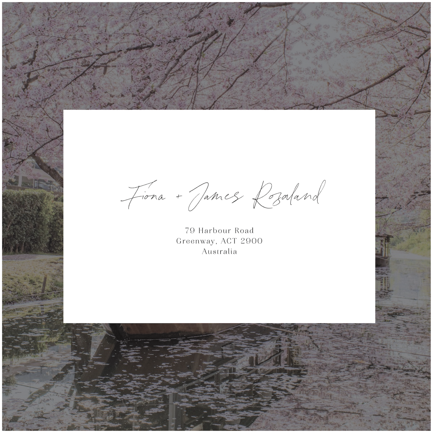 Kyoto Stacked Invitation