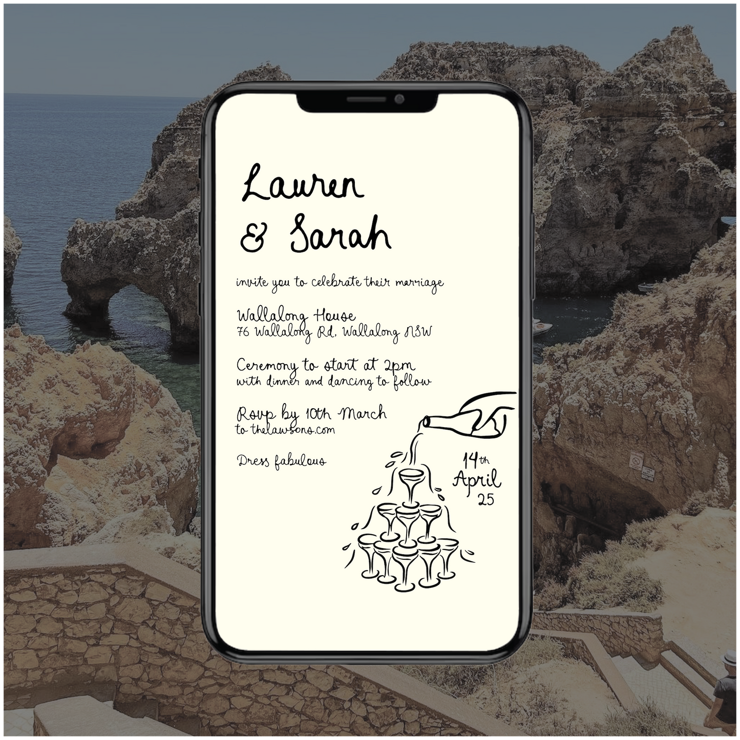 Lagos Digital File Invitation