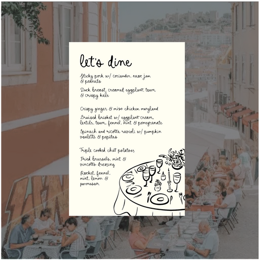 Lisbon Menu