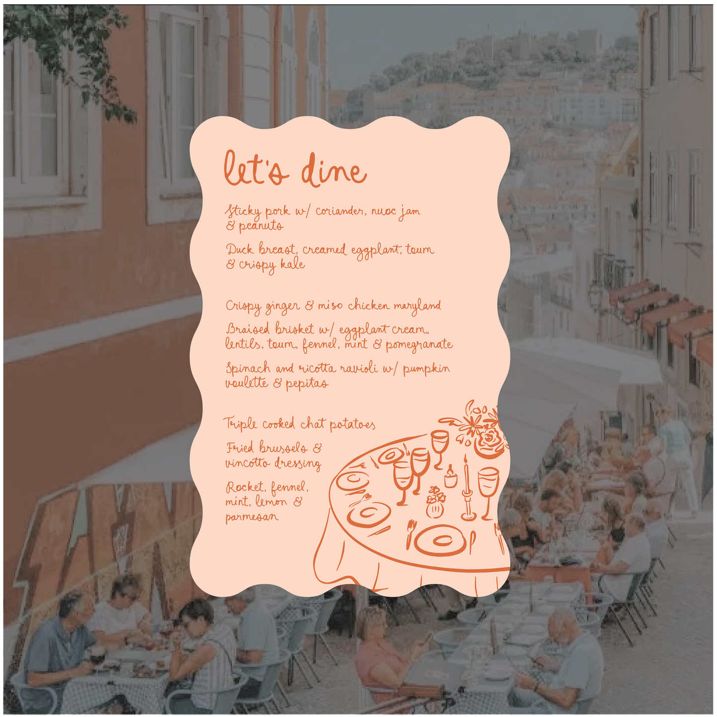 Lisbon Menu