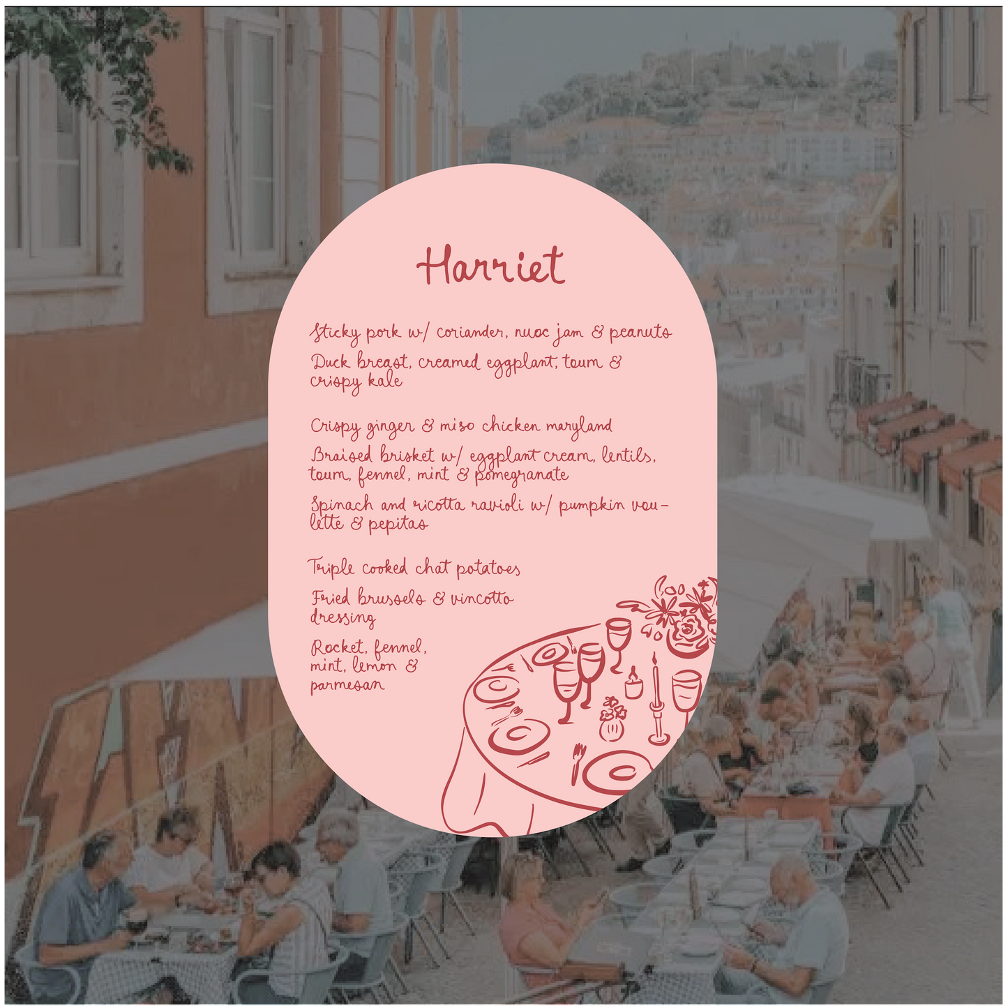Lisbon Menu