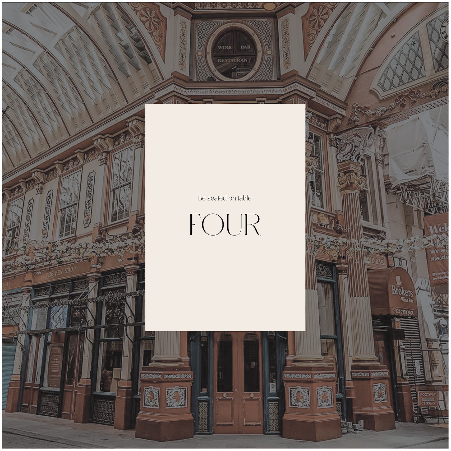 Liverpool Table Number