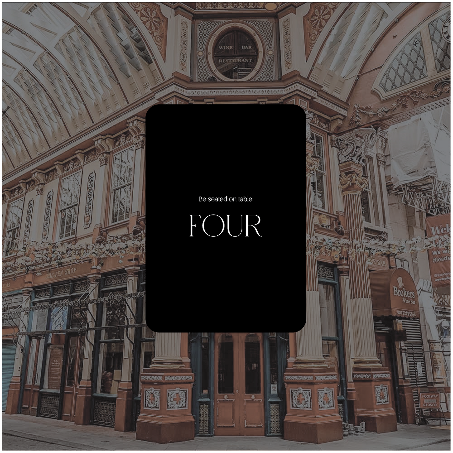 Liverpool Table Number