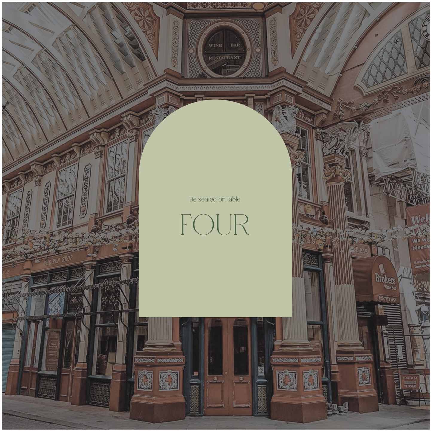 Liverpool Table Number