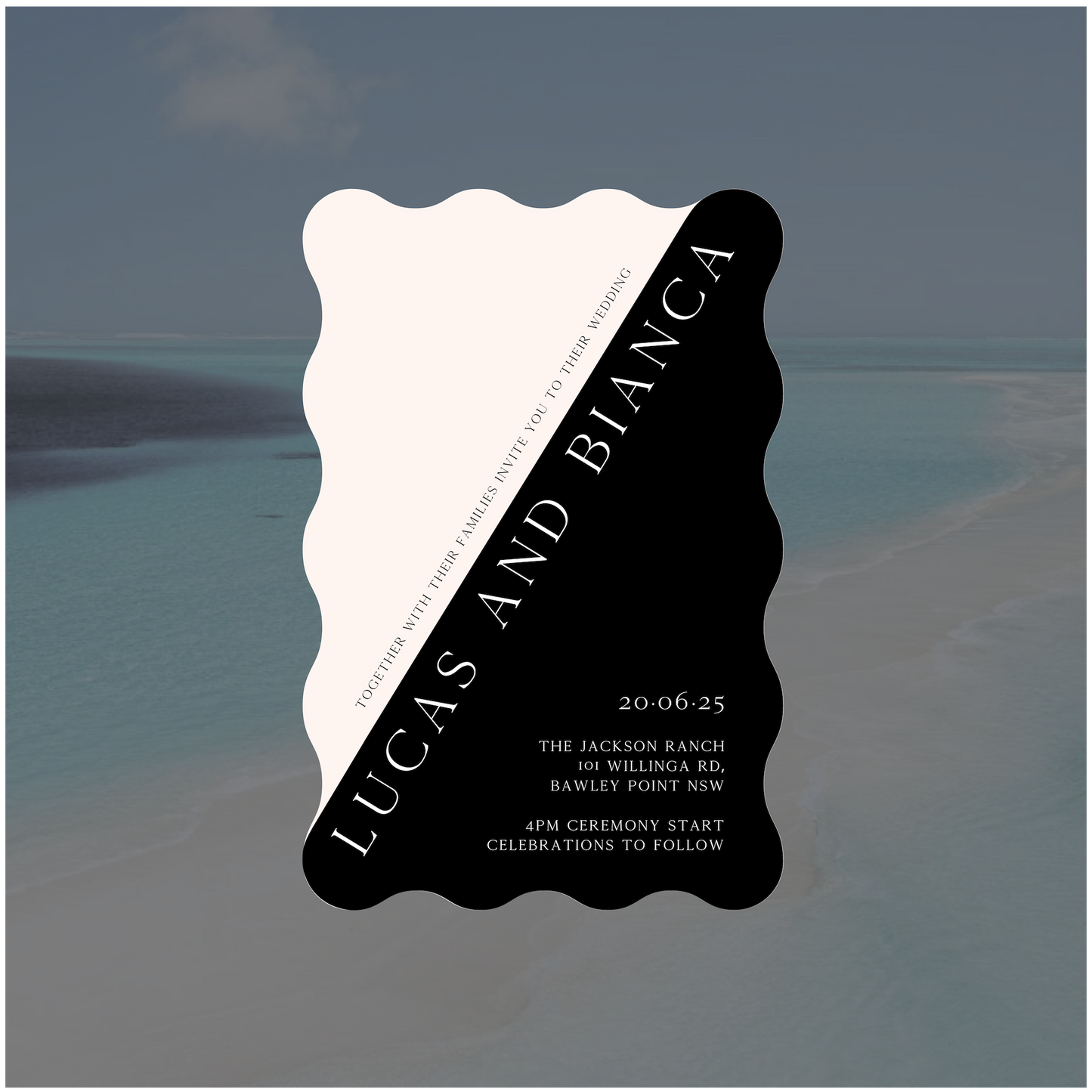 Maldives Stacked Invitation