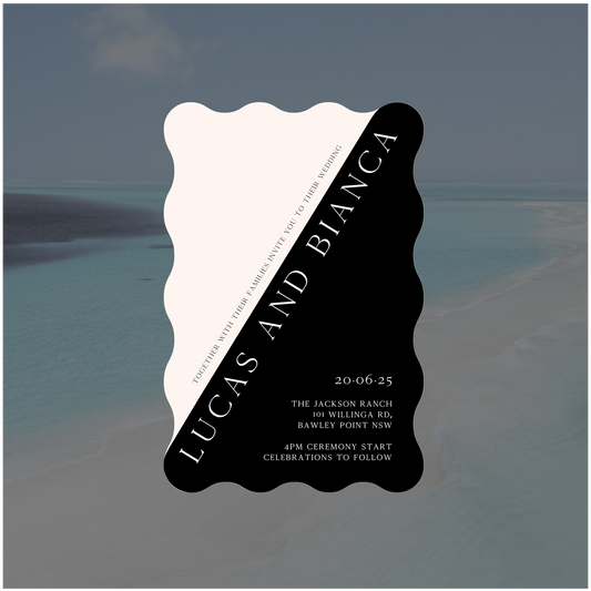 Maldives Stacked Invitation