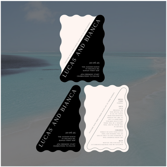 Maldives Stacked Invitation