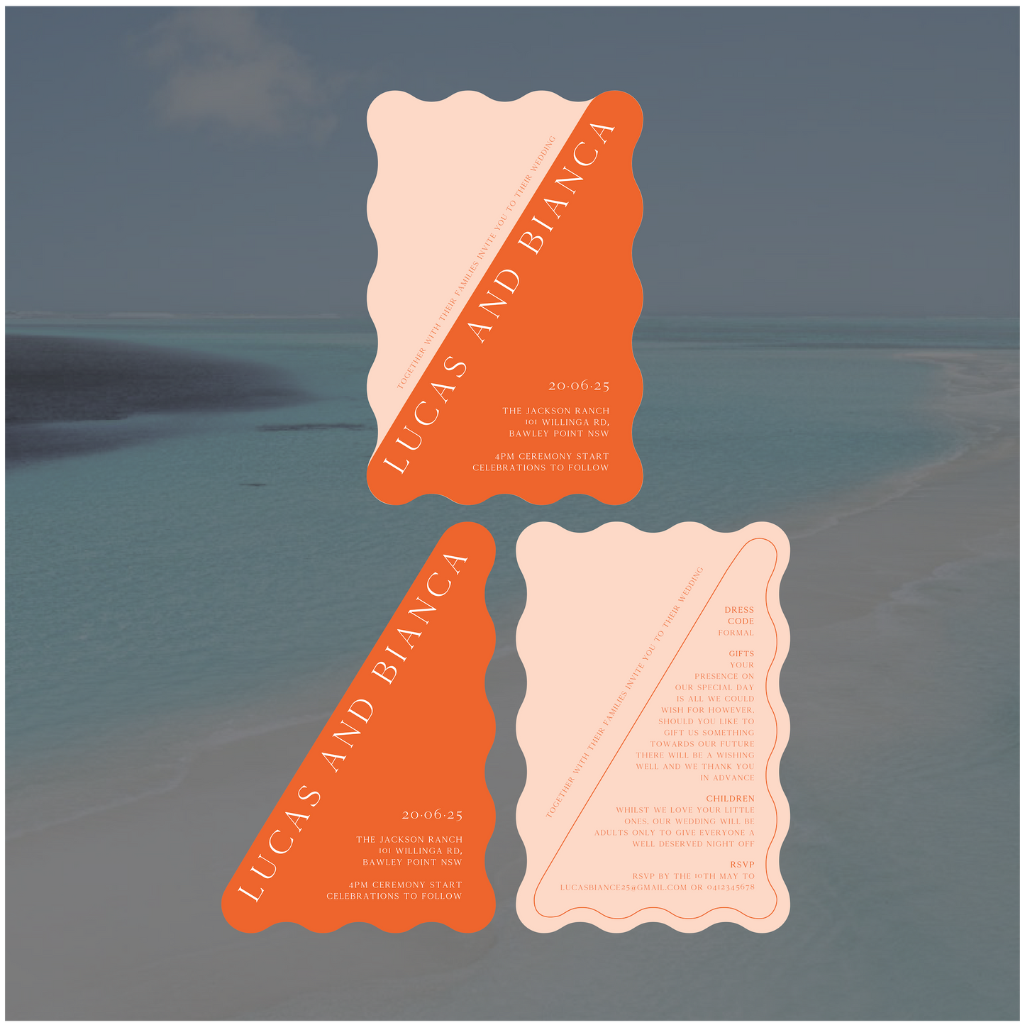 Maldives Stacked Invitation