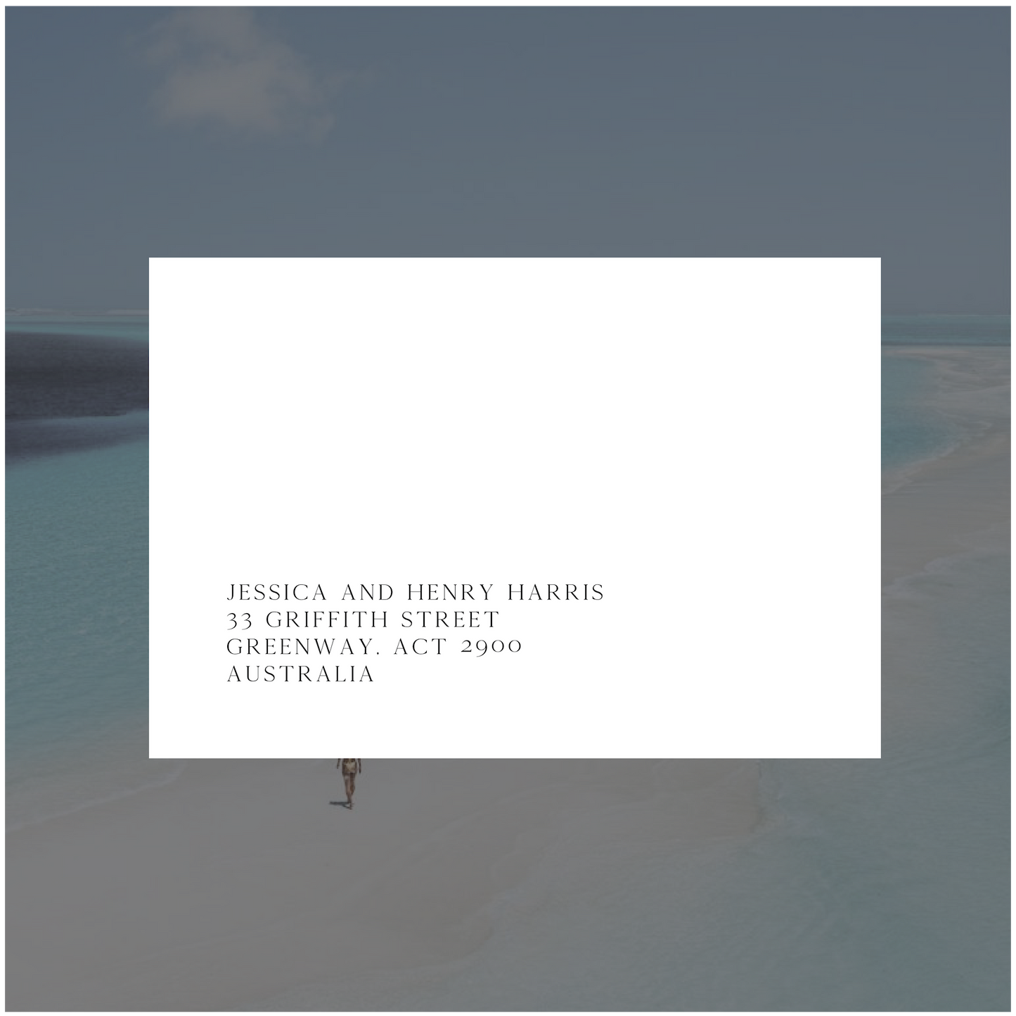 Maldives Stacked Invitation