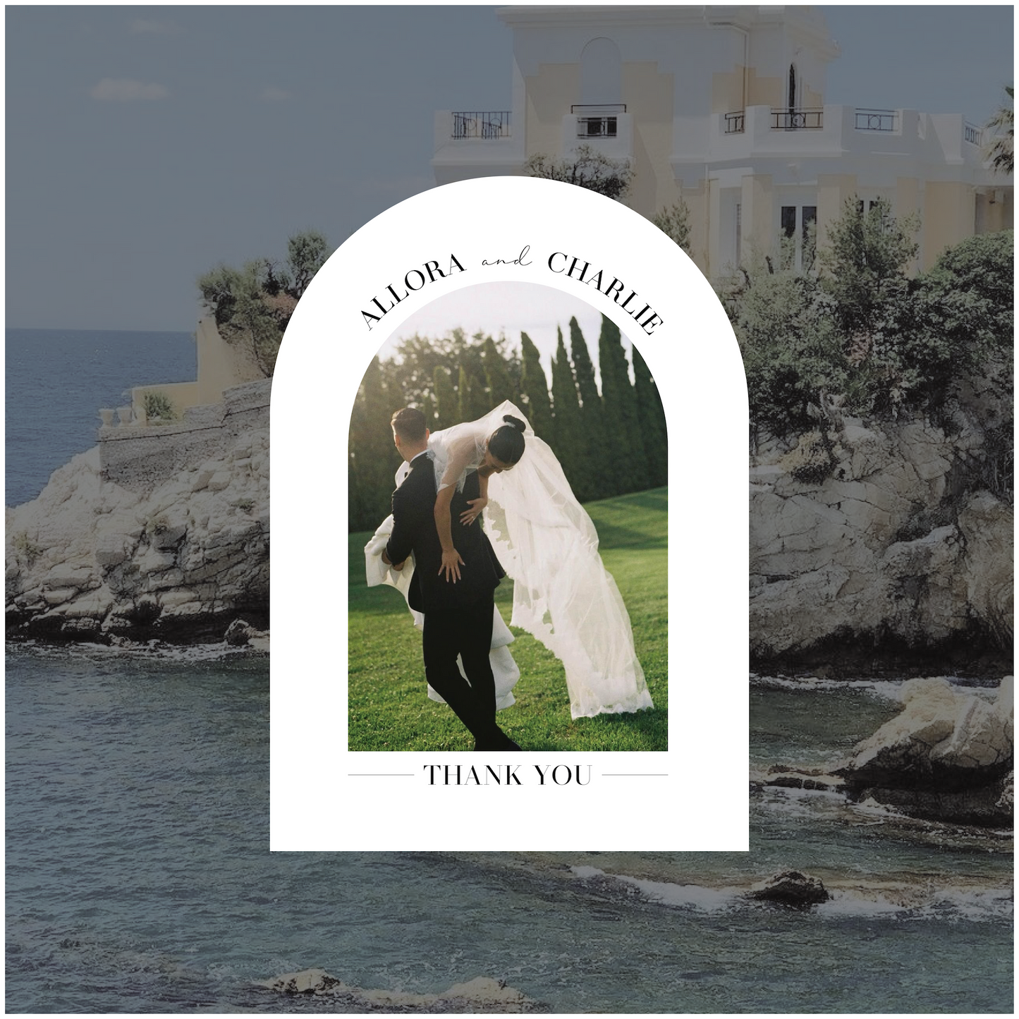 Marseille Thank You Card