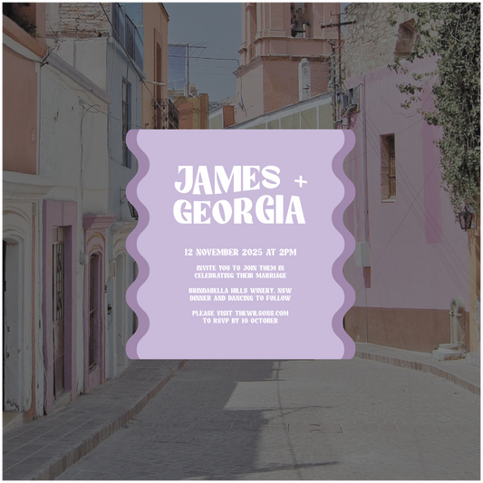 Merida Single Invitation