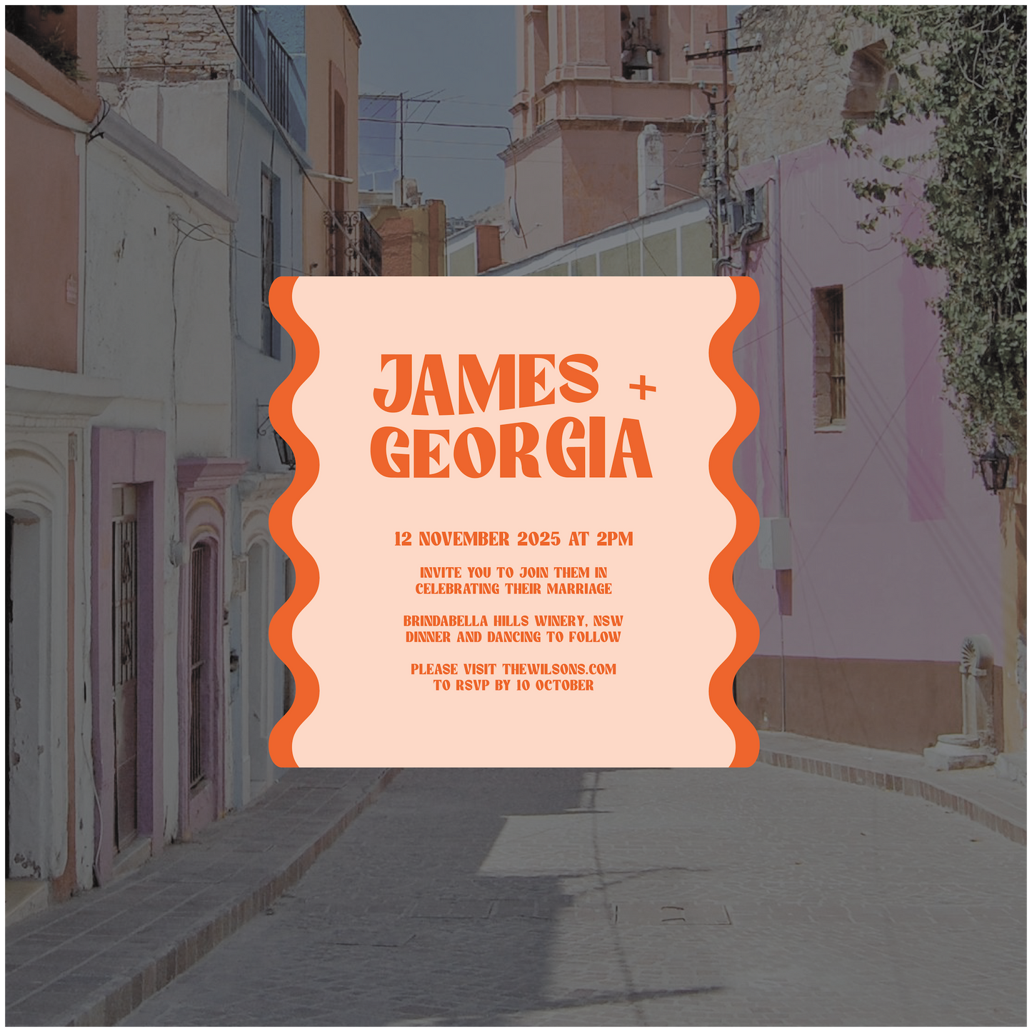 Merida Single Invitation