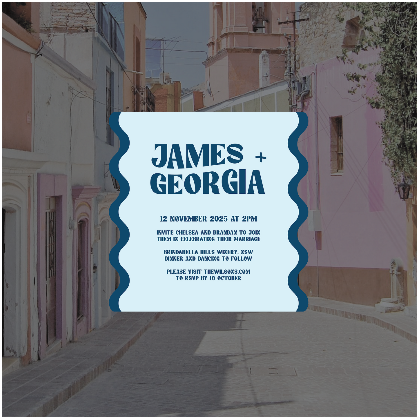 Merida Single Invitation