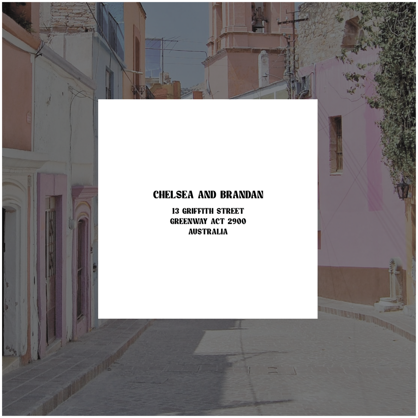 Merida Single Invitation