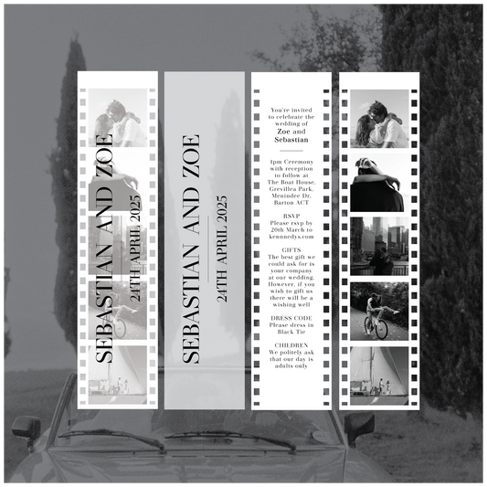 Monaco Stacked Invitation