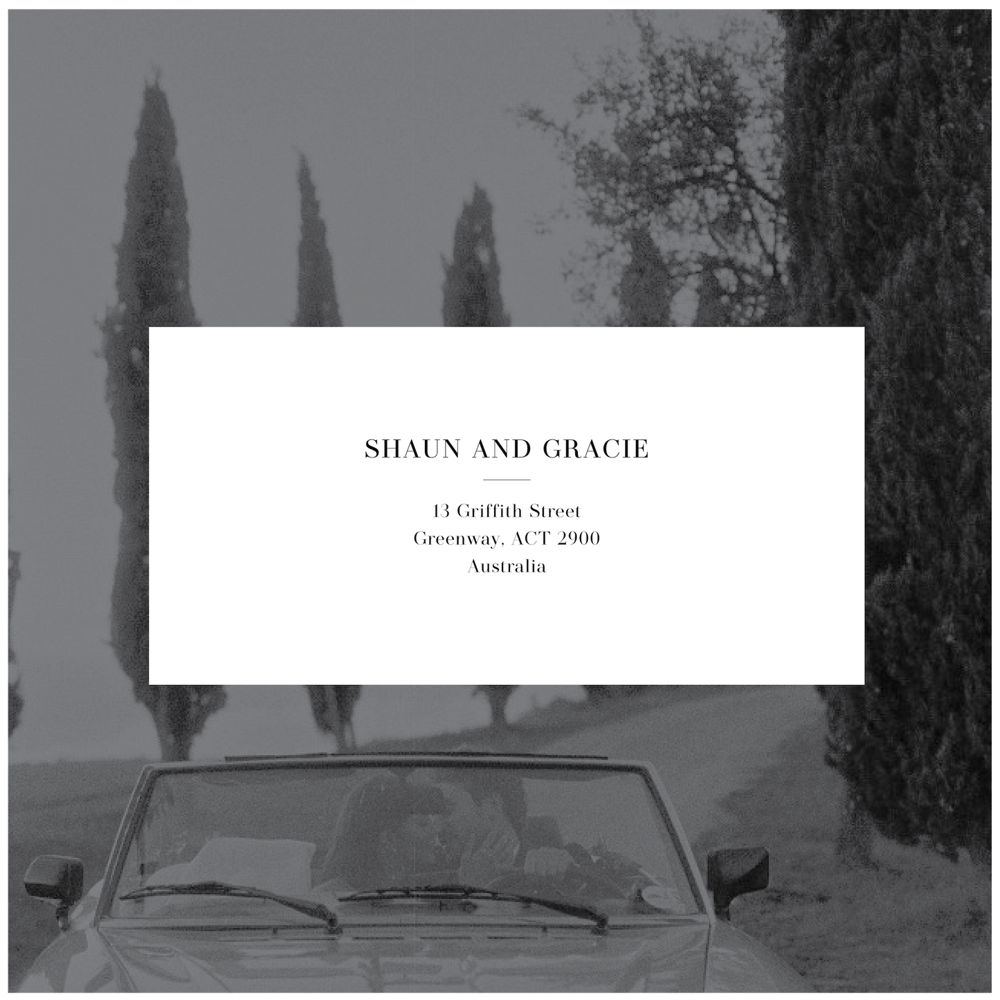 Monaco Stacked Invitation