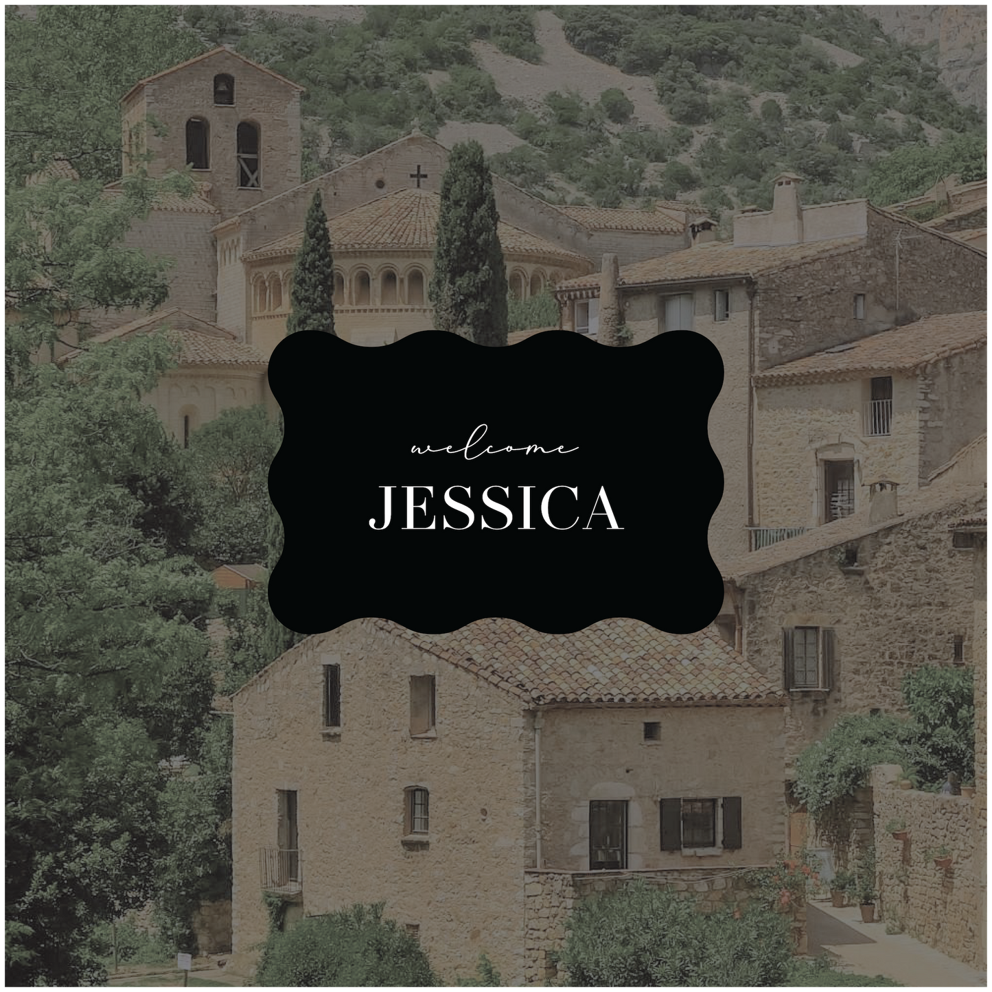 Montpellier Place card