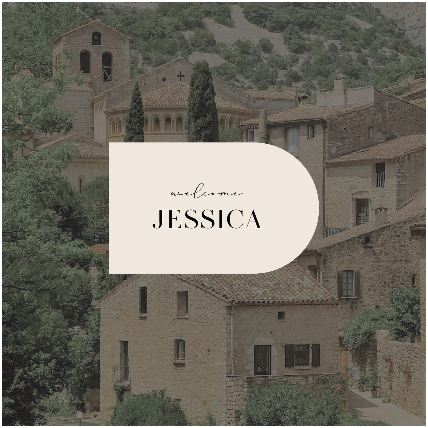 Montpellier Place card