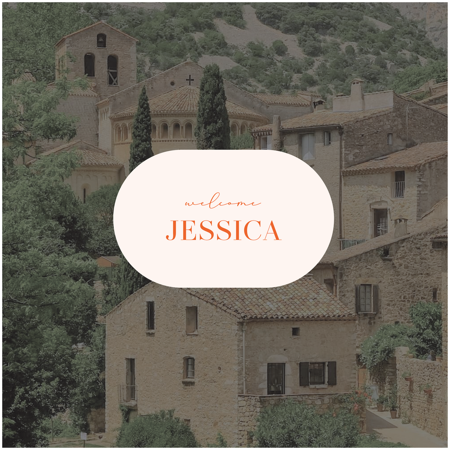 Montpellier Place card