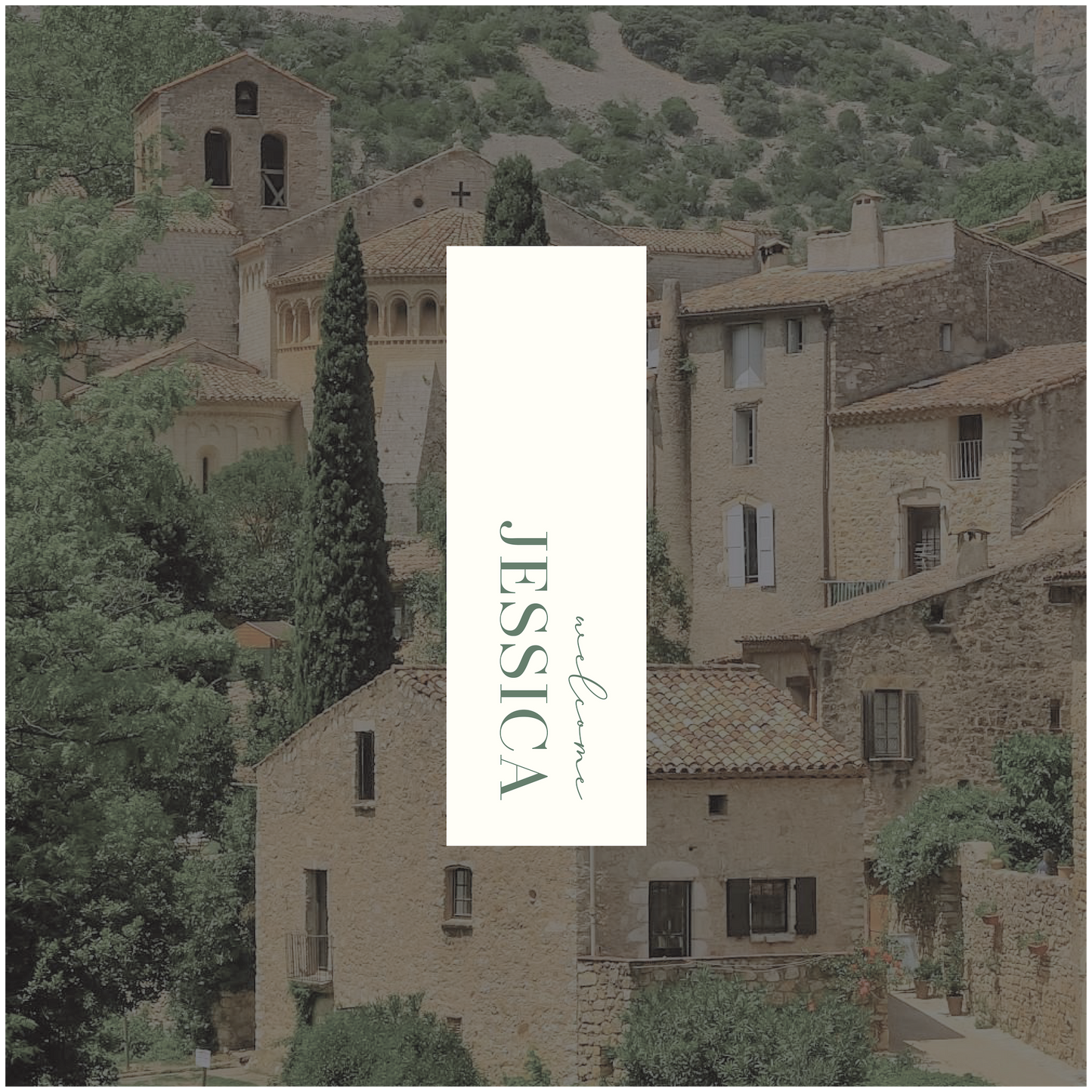 Montpellier Place card