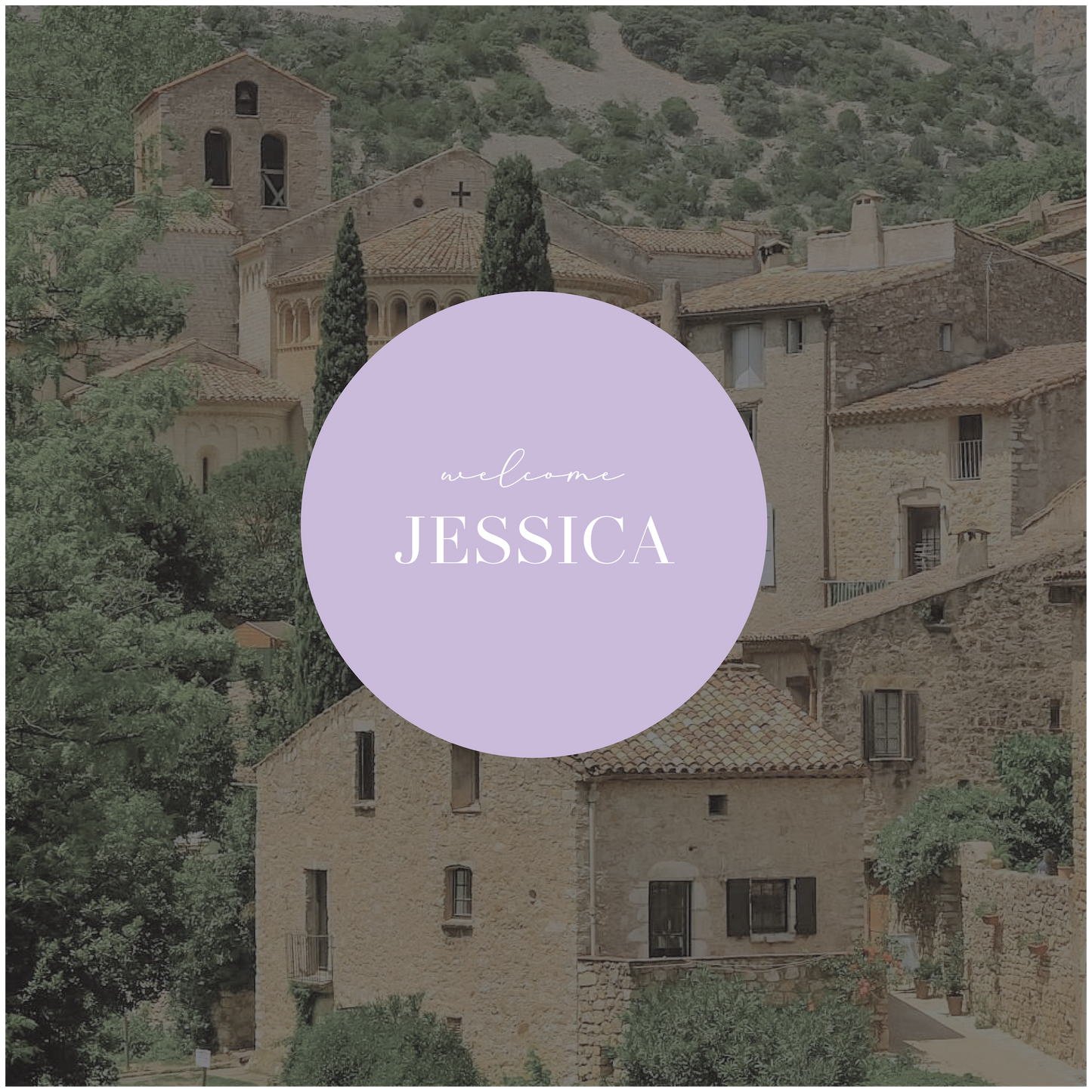 Montpellier Place card