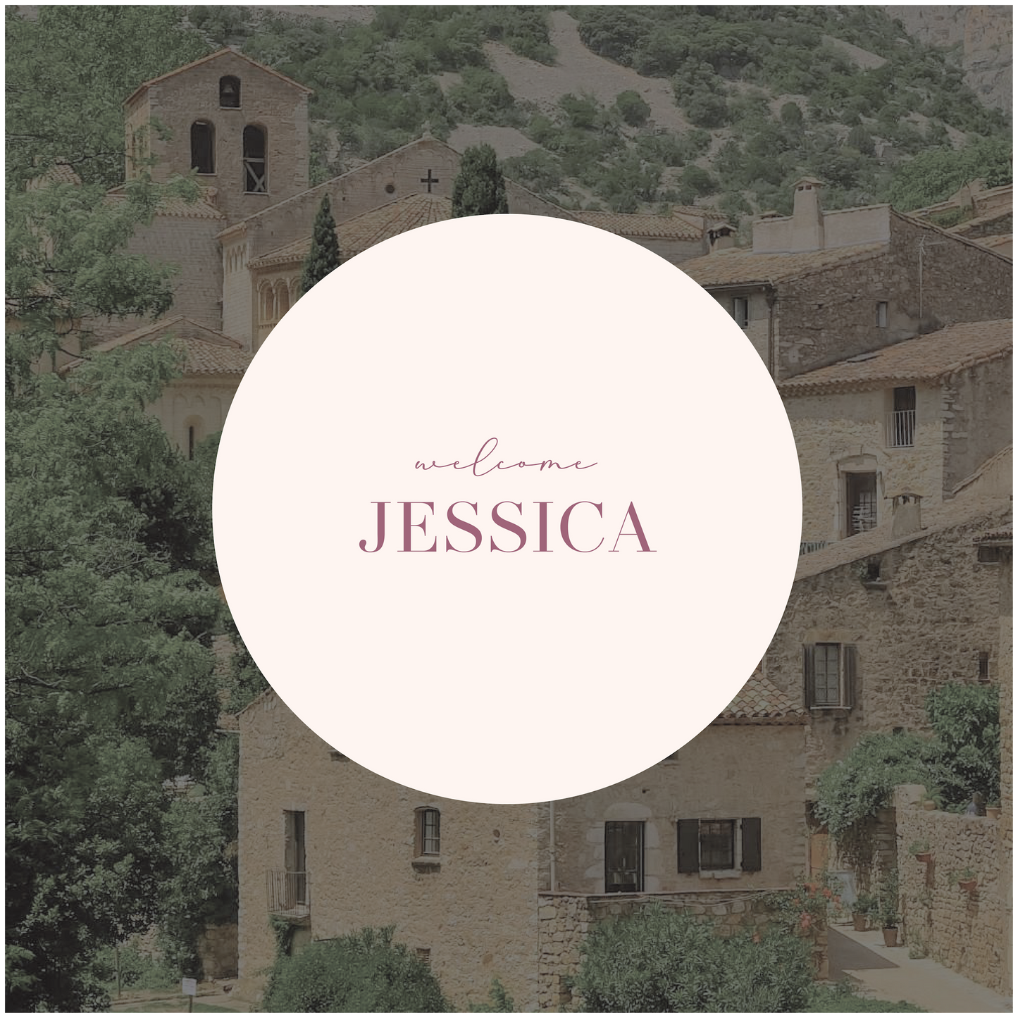 Montpellier Place card