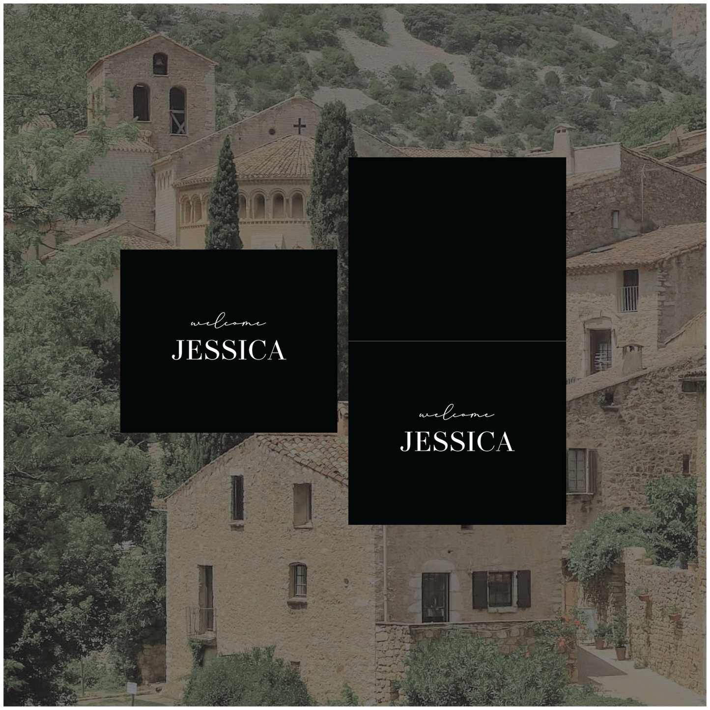 Montpellier Place card