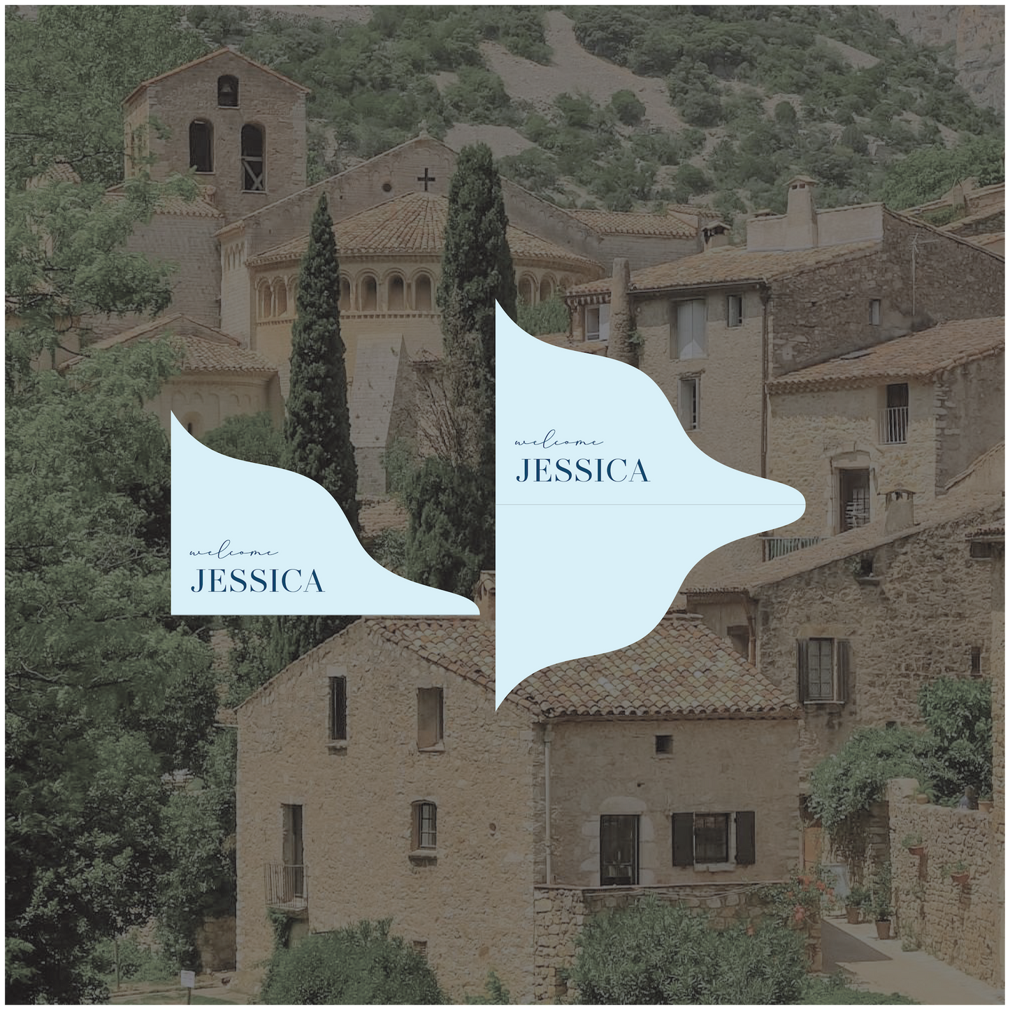 Montpellier Place card