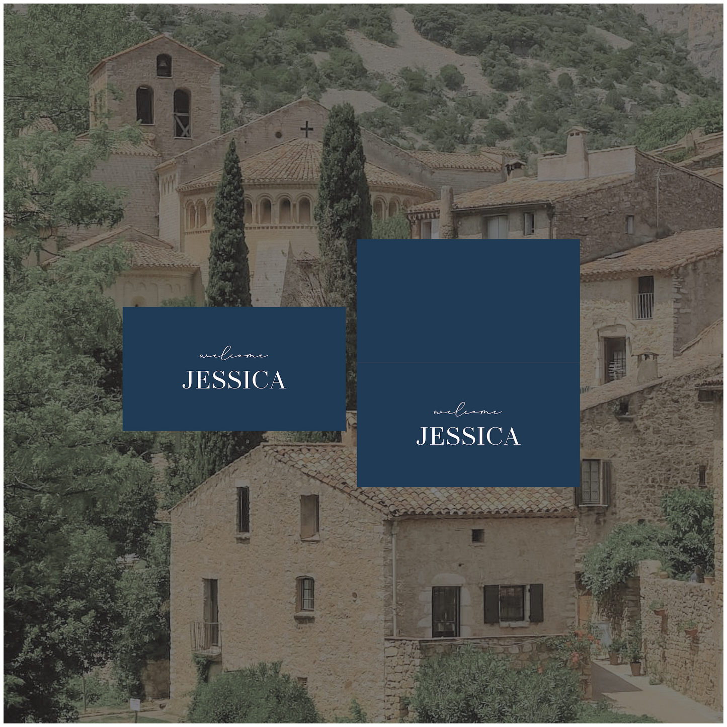 Montpellier Place card