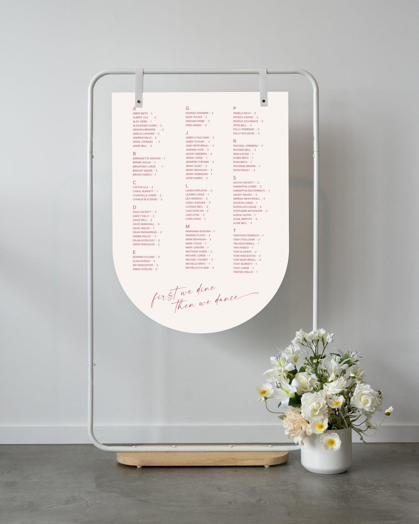 Rotorua Seating Chart