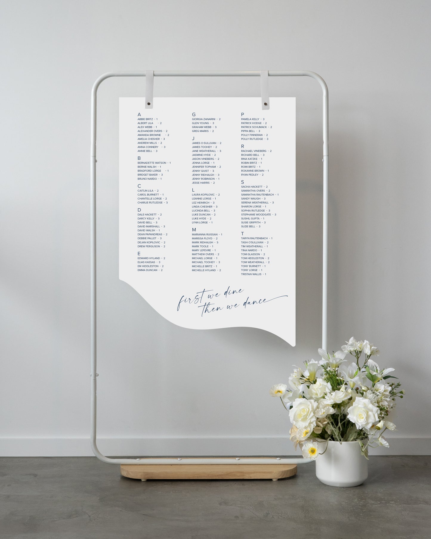 Rotorua Seating Chart