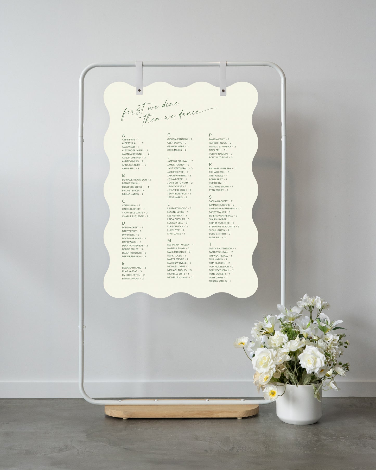 Rotorua Seating Chart