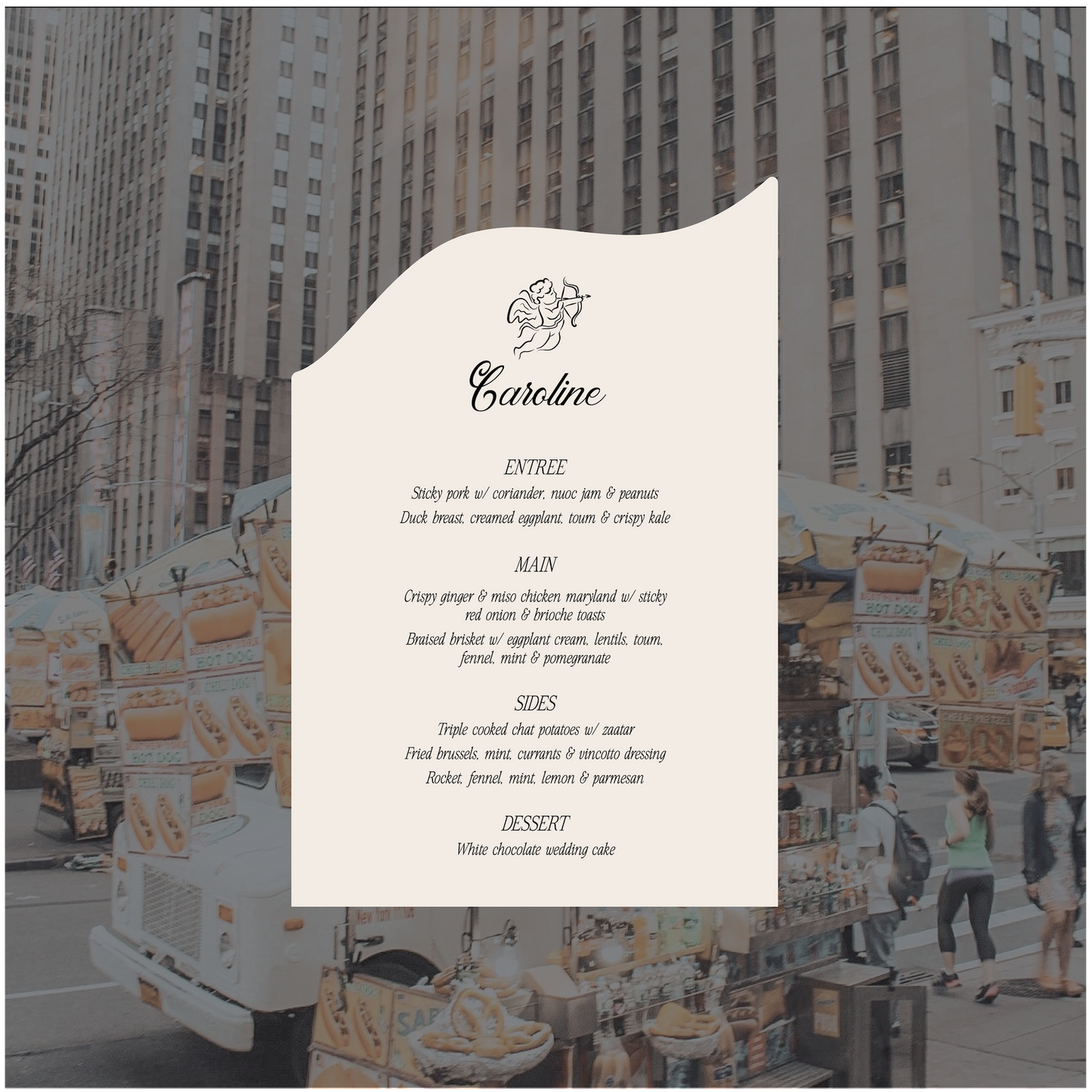 New York Menu
