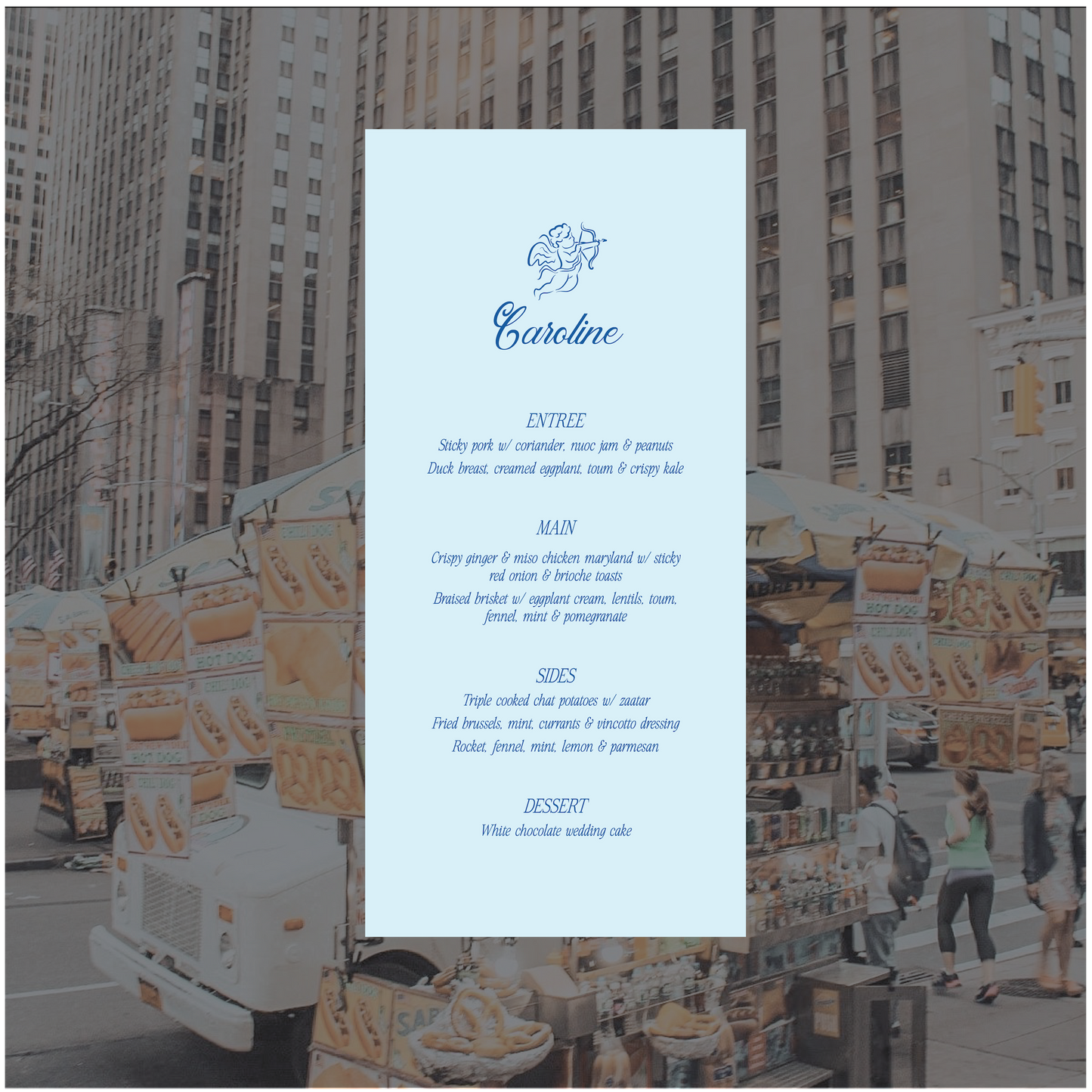 New York Menu