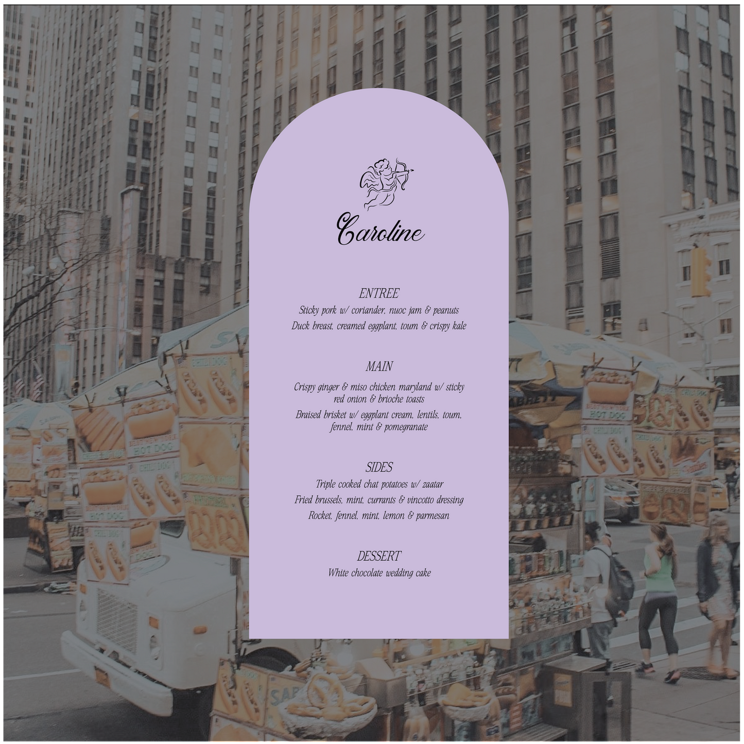 New York Menu