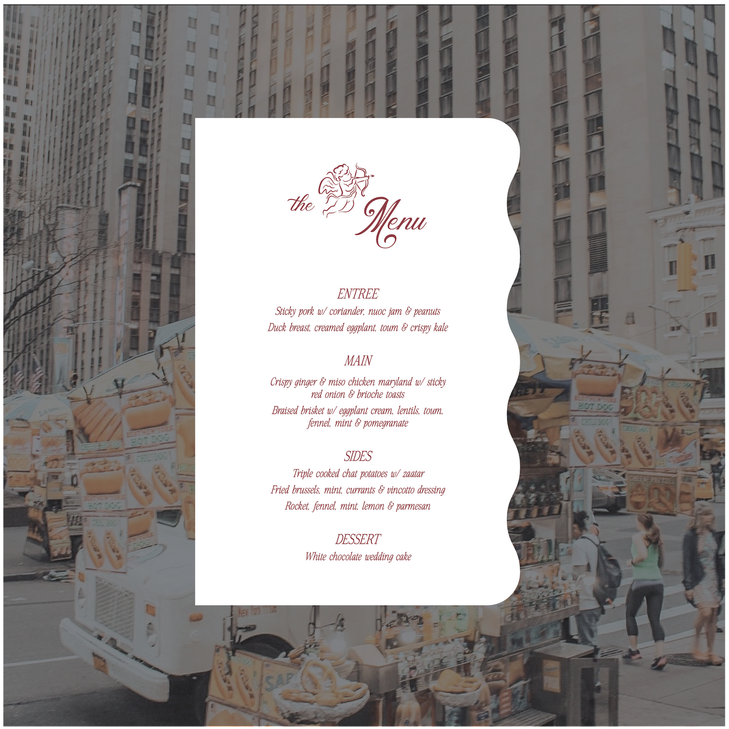 New York Menu